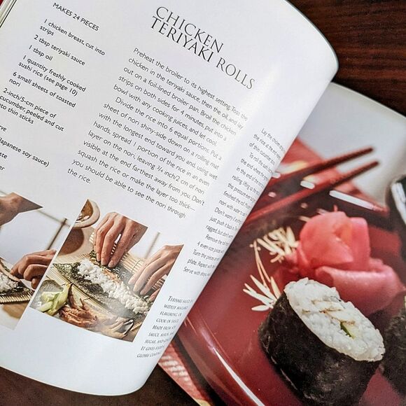 NEW Sushi Serving Set for Two + Recipe Book - Picture 10 of 11